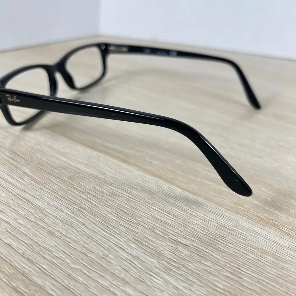 Ray-Ban RB5187 2000 Eyeglasses Black Rectangular Full Rim Frames Only 50-16-140